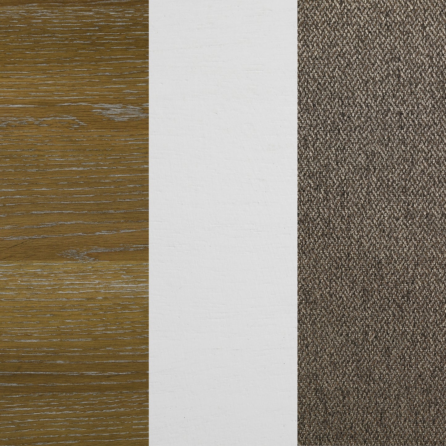 diggs 7-piece rectangular dining set distressed whitebrown brushed / distressed white