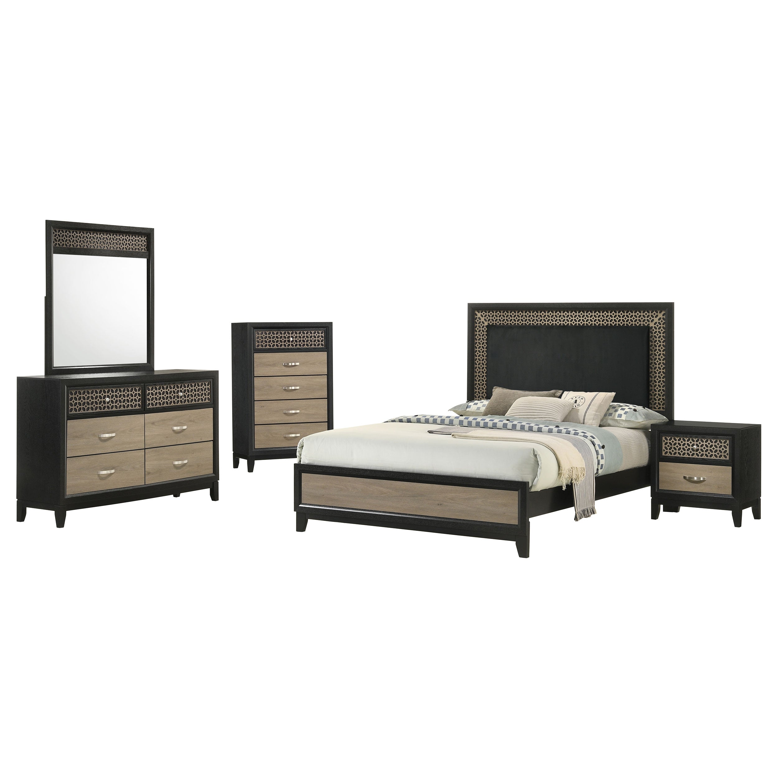 Kendall 5-piece Eastern King Bedroom Set Black main image 1