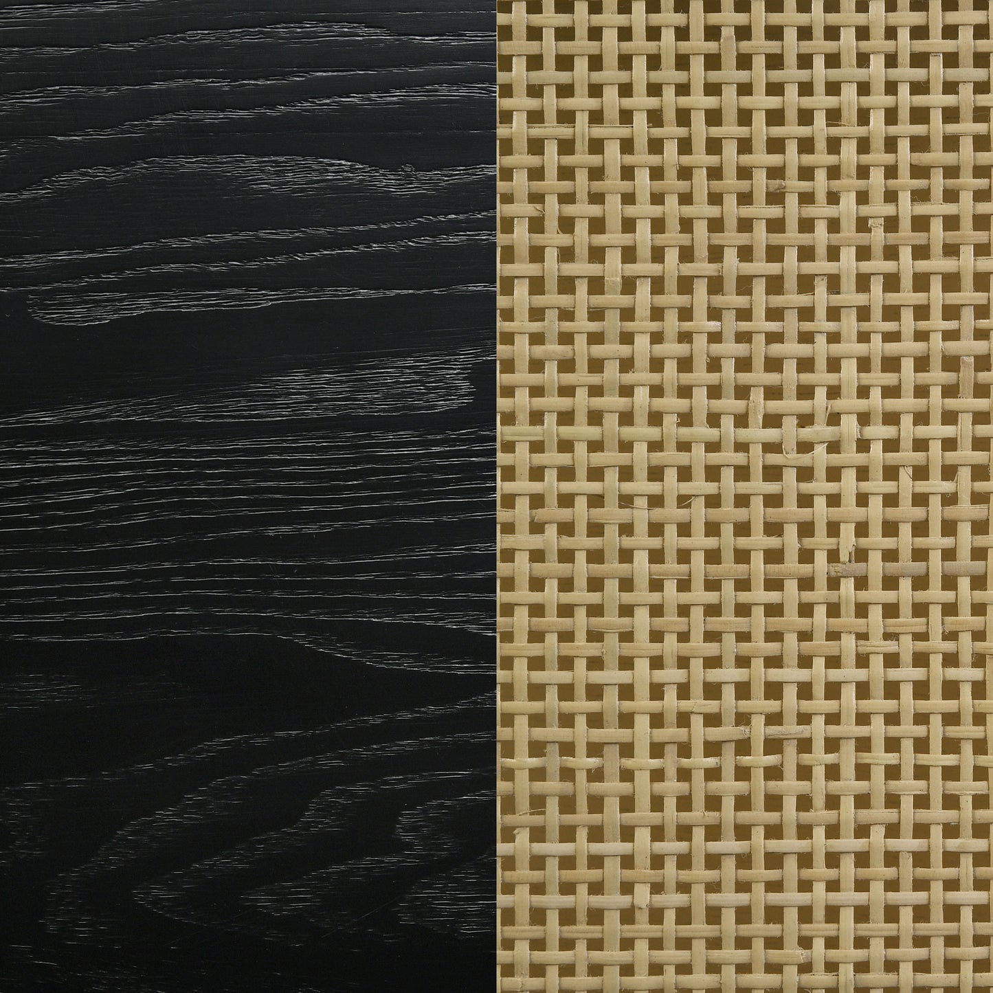 elmcrest cane weave full length standing floor mirror blackblack