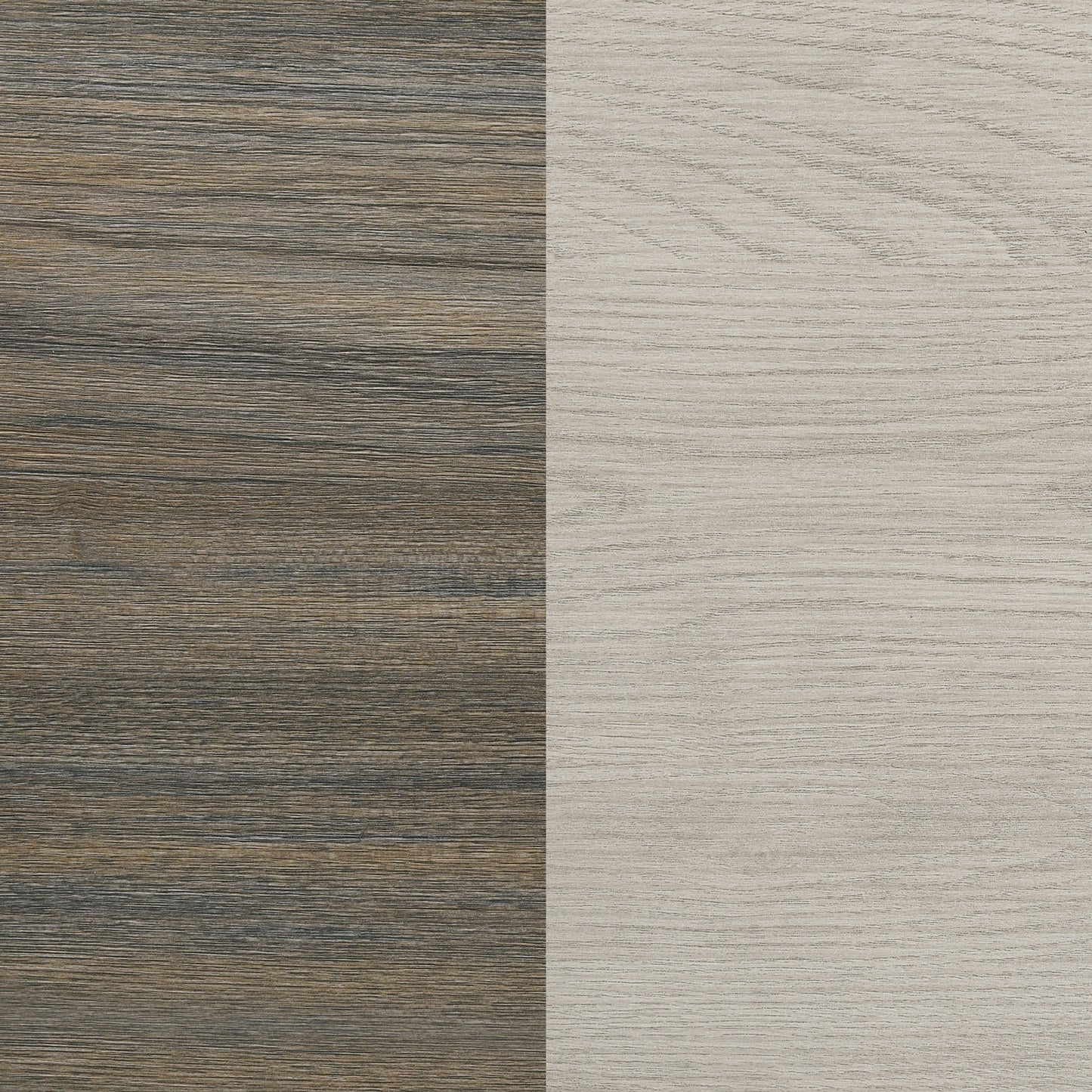 keese 2-drawer nightstand bedside table grey oakgrey oak/almond