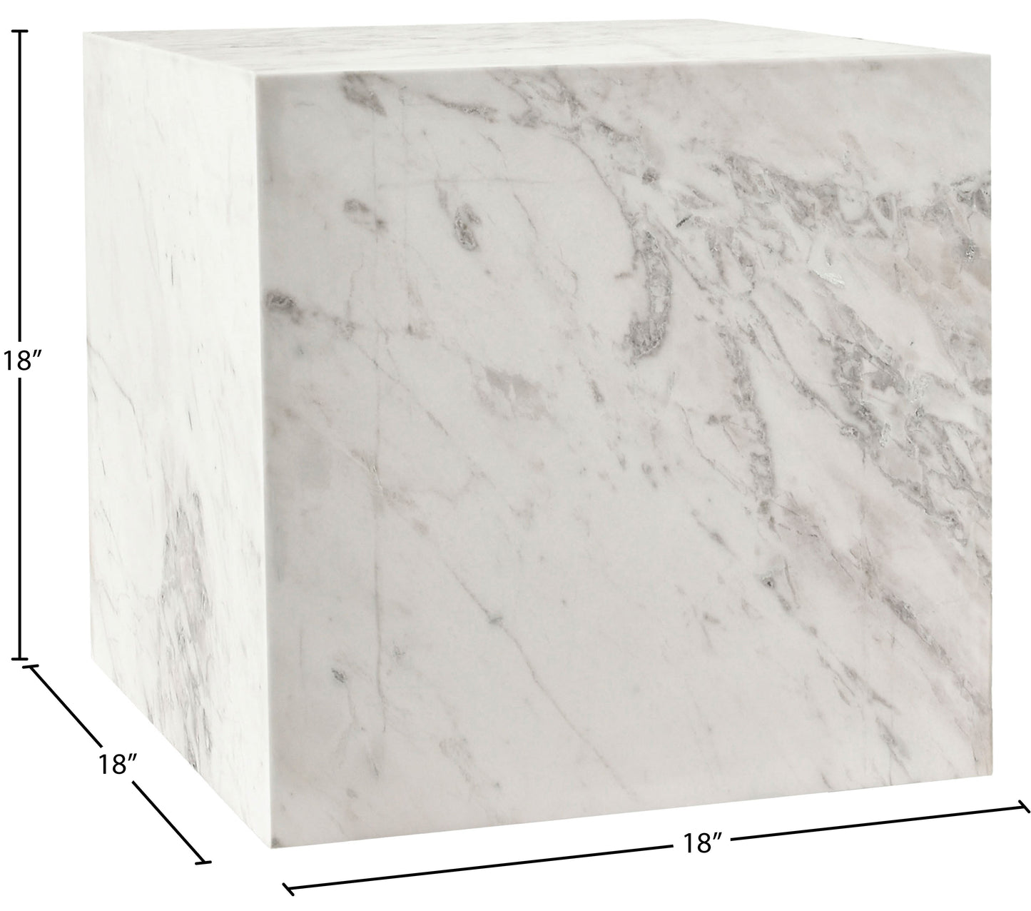 rebar white end table et