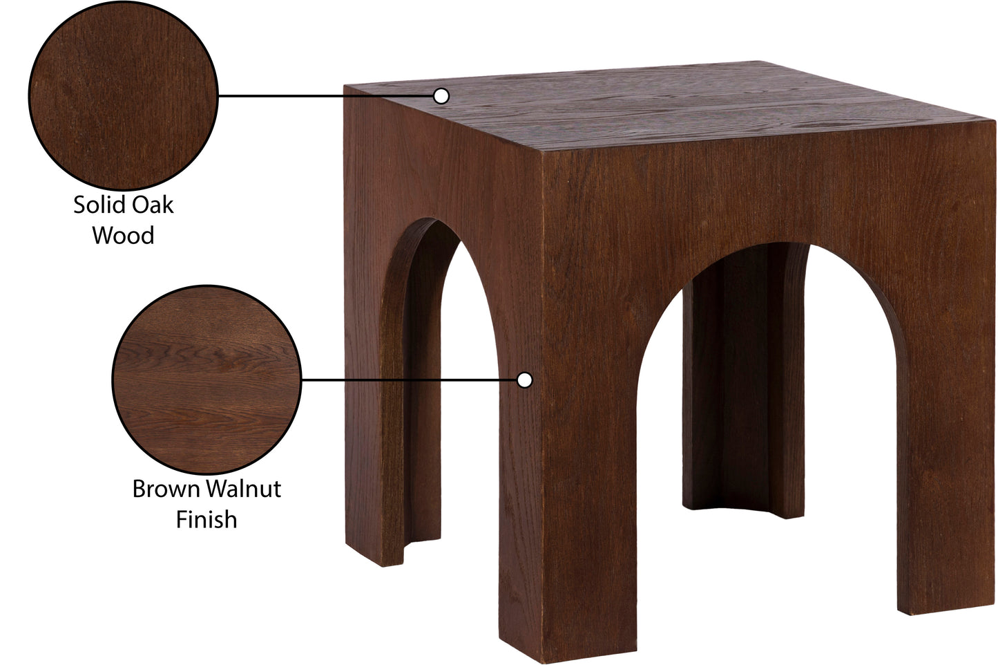 portnoy brown end table e