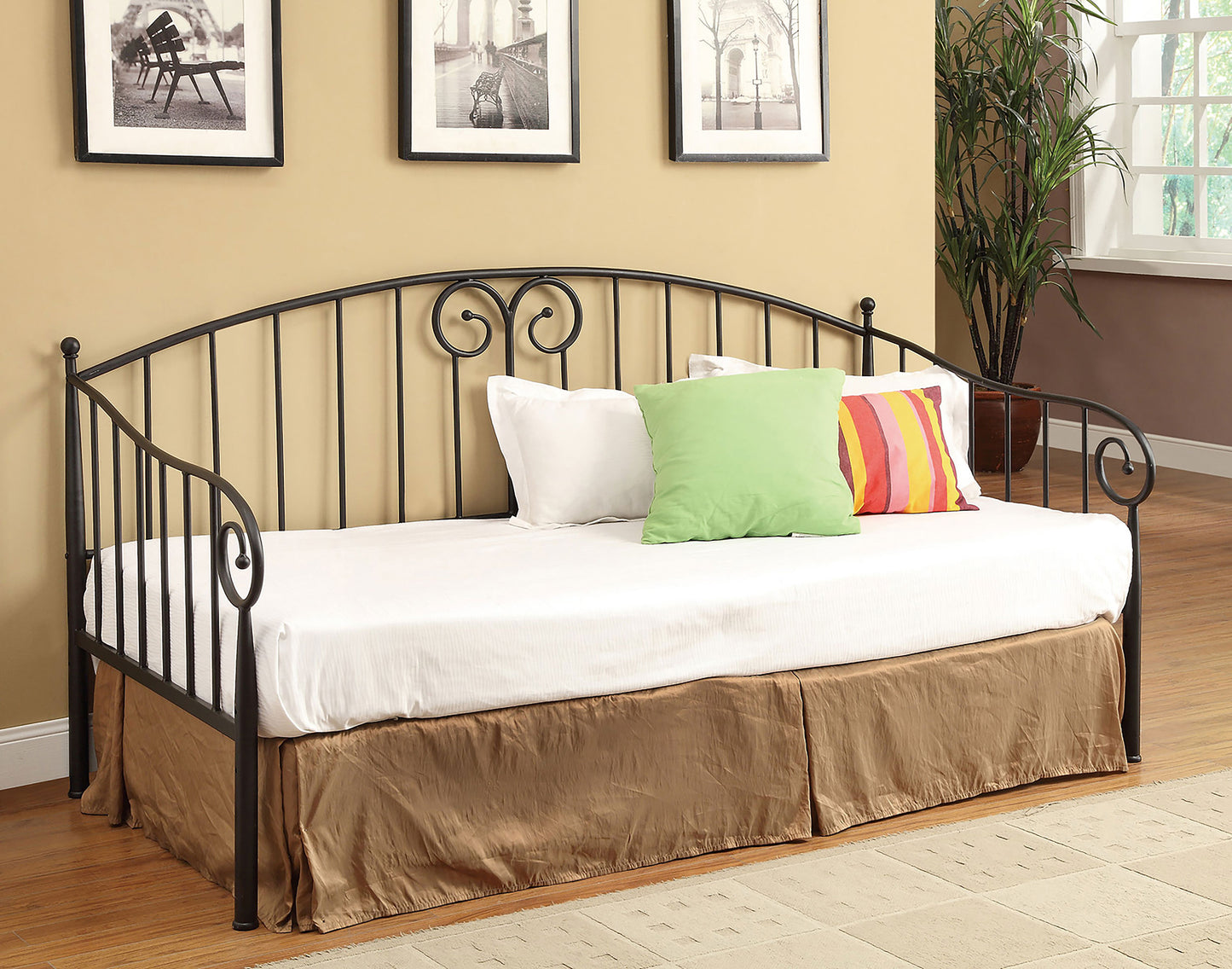 provins metal twin daybed blackblack