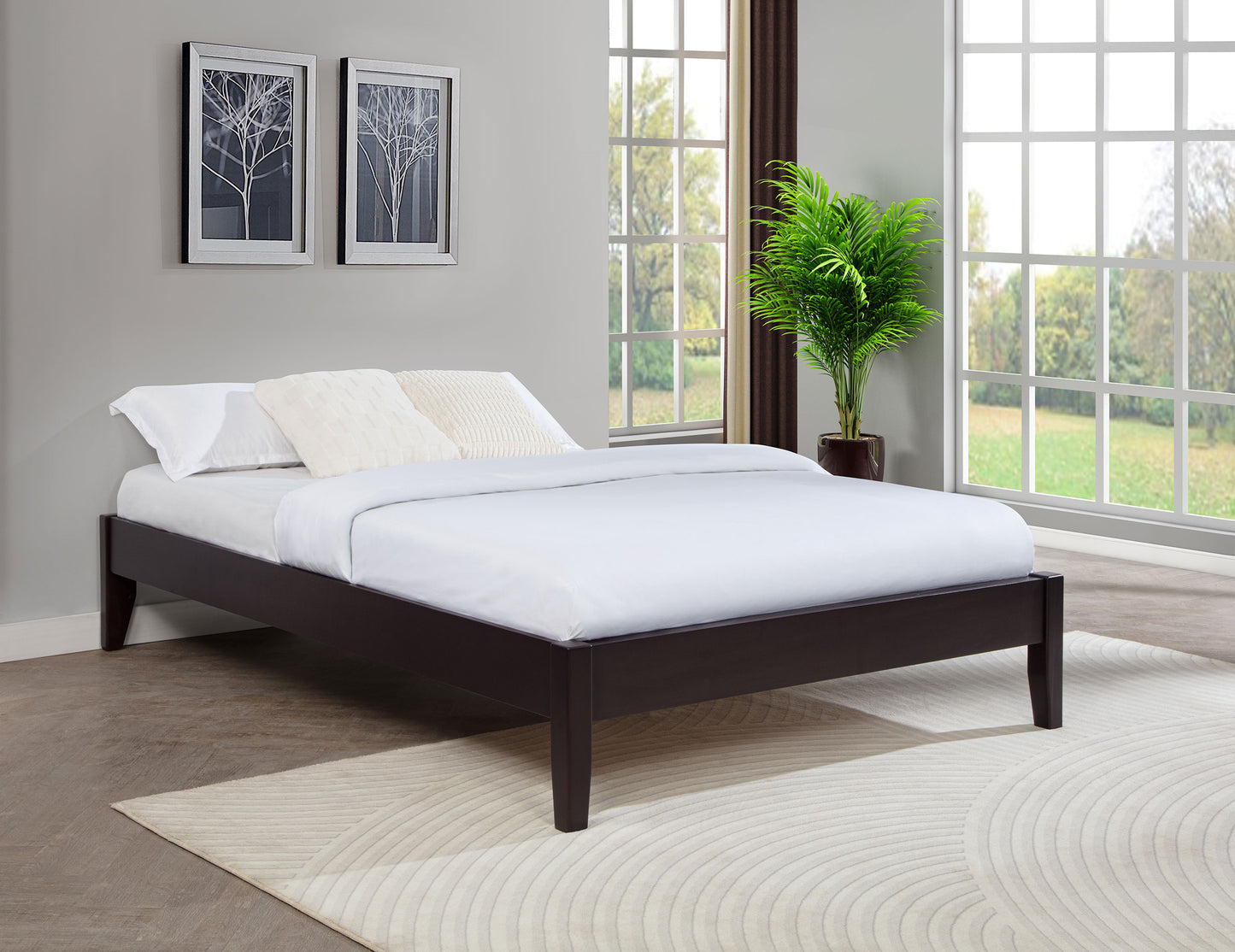 matyas full universal platform bed cappuccinocappuccino