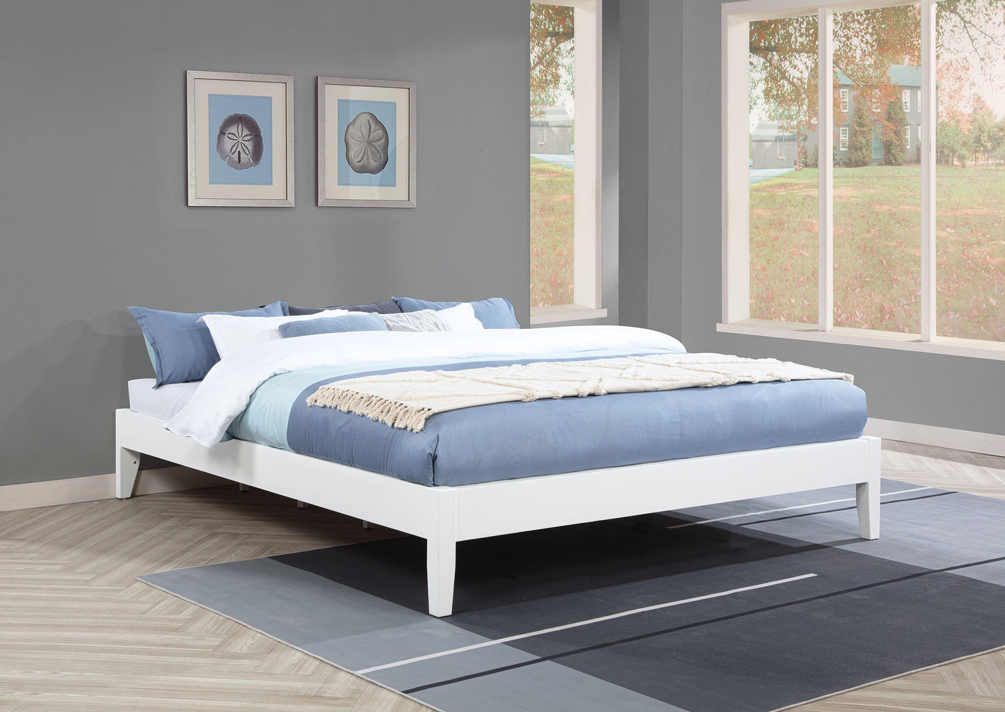 matyas california king universal platform bed whitewhite