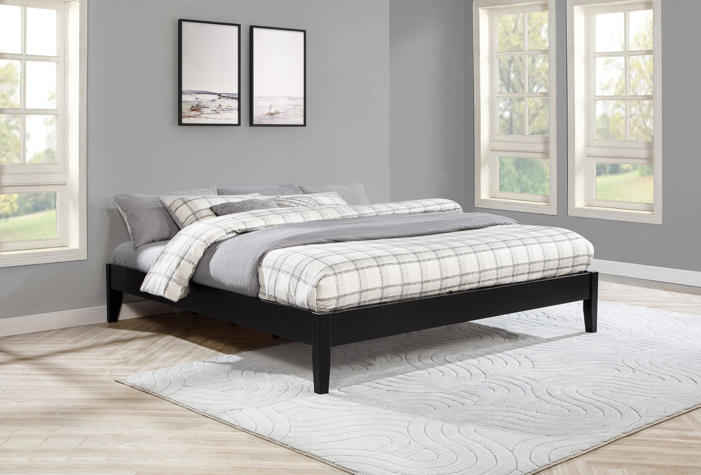 matyas california king universal platform bed blackblack