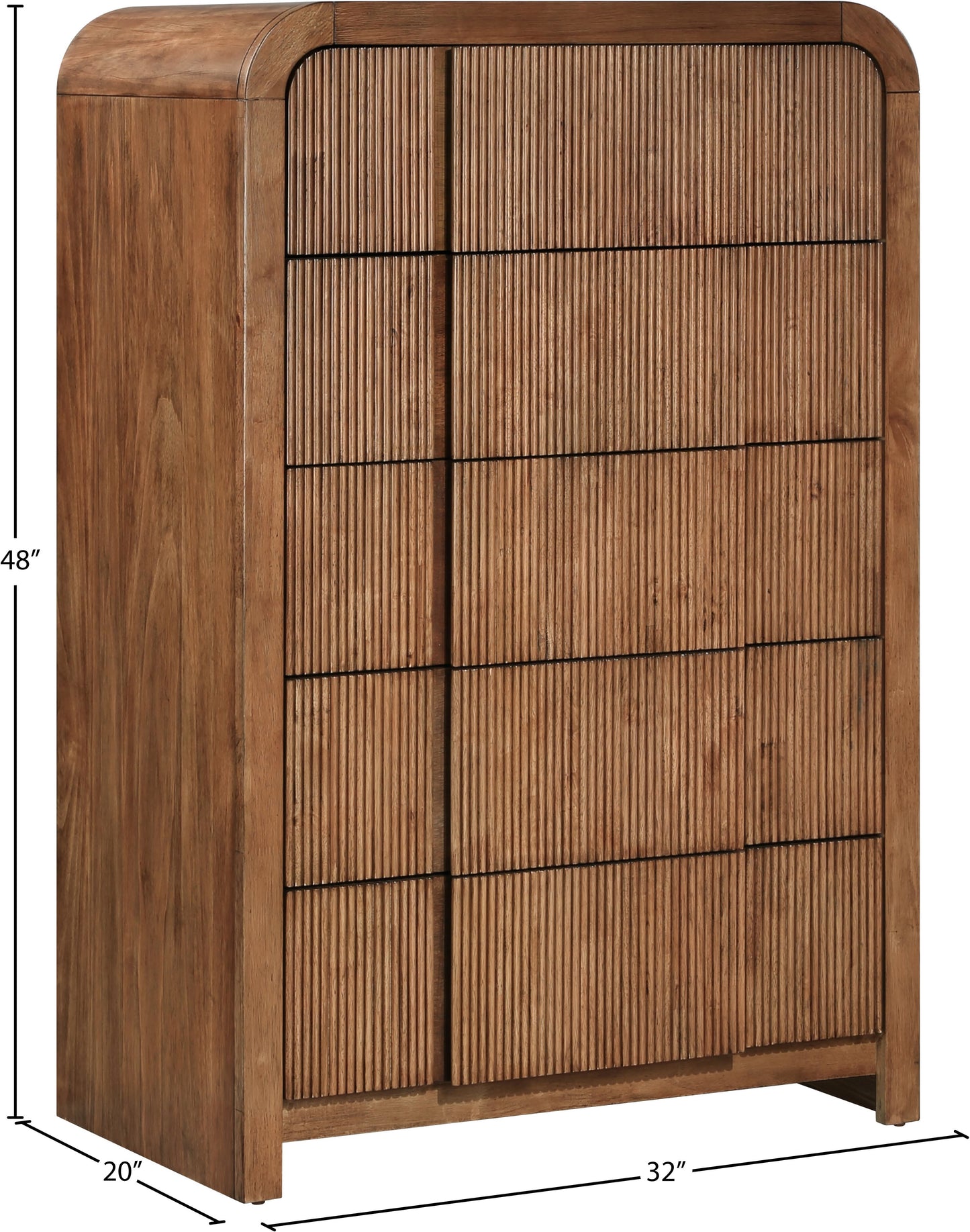 carousel walnut chest ch