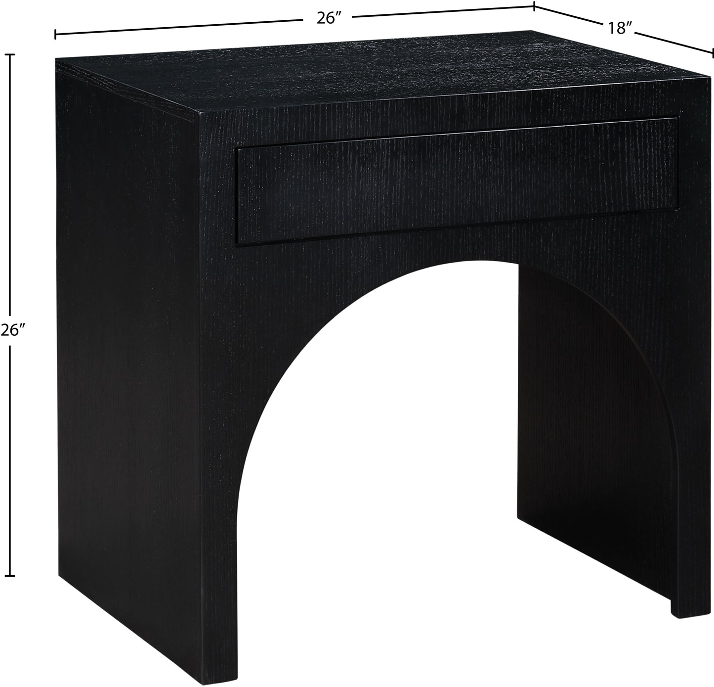 summer black night stand ns