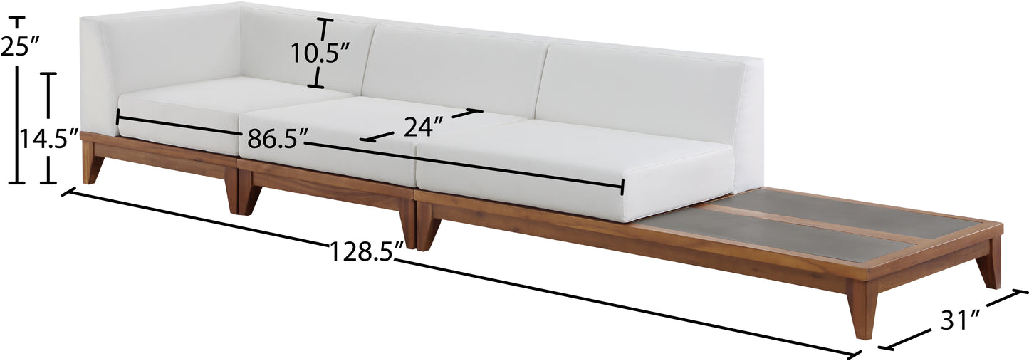 outdoor patio modular sofa