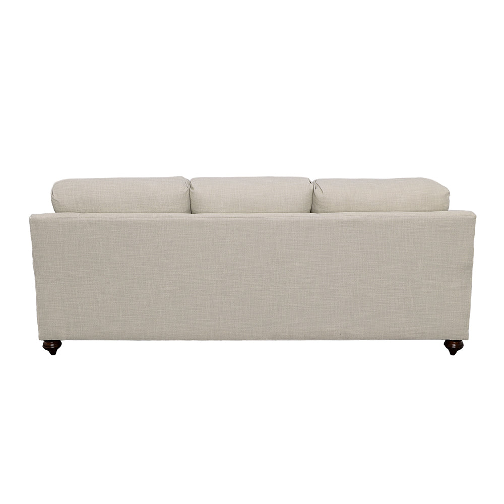 clint upholstered english arm sofa light grey and bluelight grey / blue