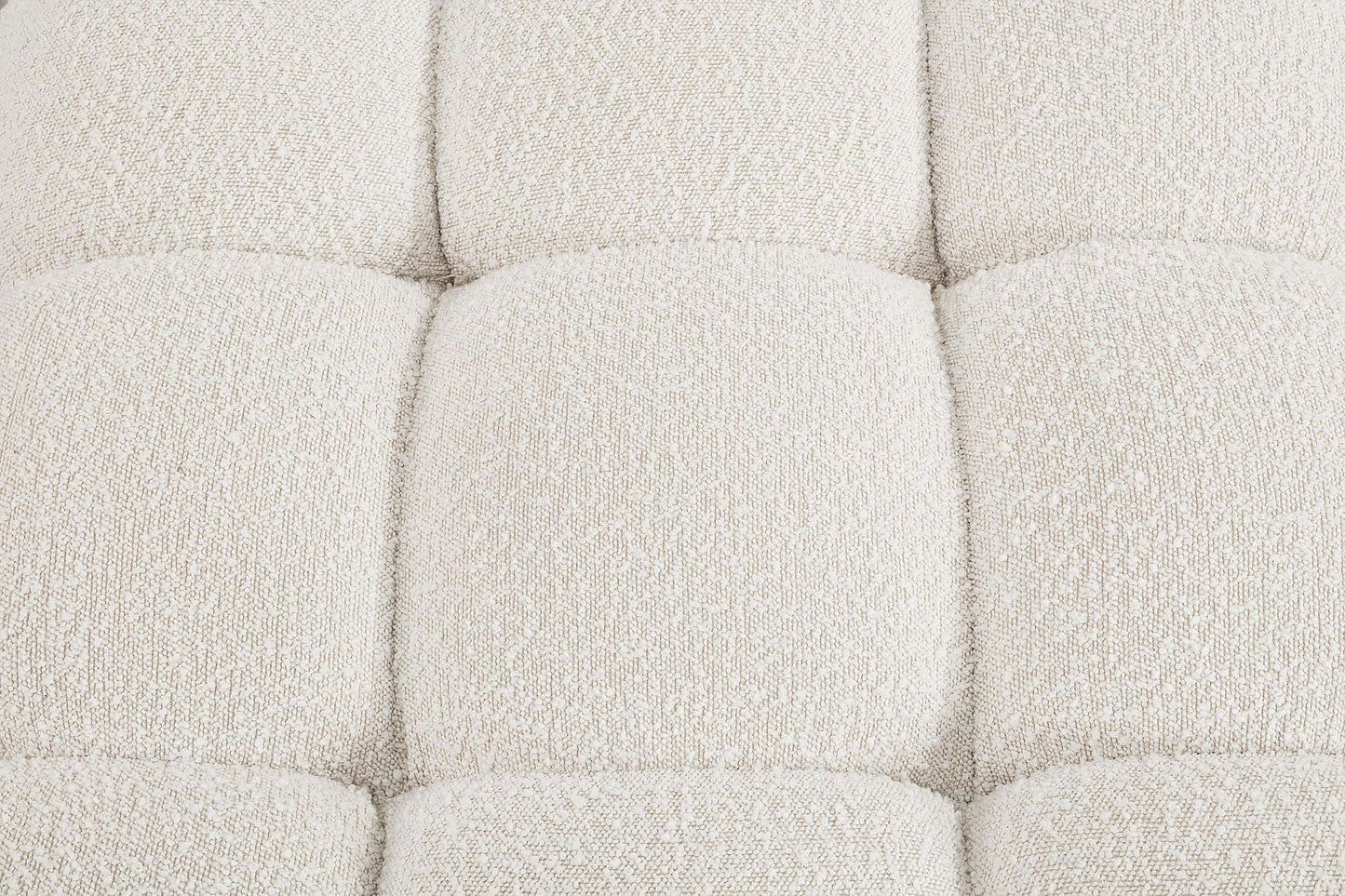 niya cream boucle fabric modular sofa s68b