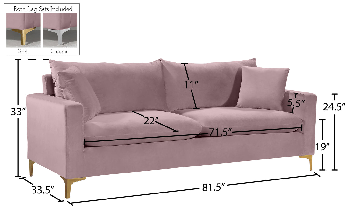 barrel pink velvet sofa s