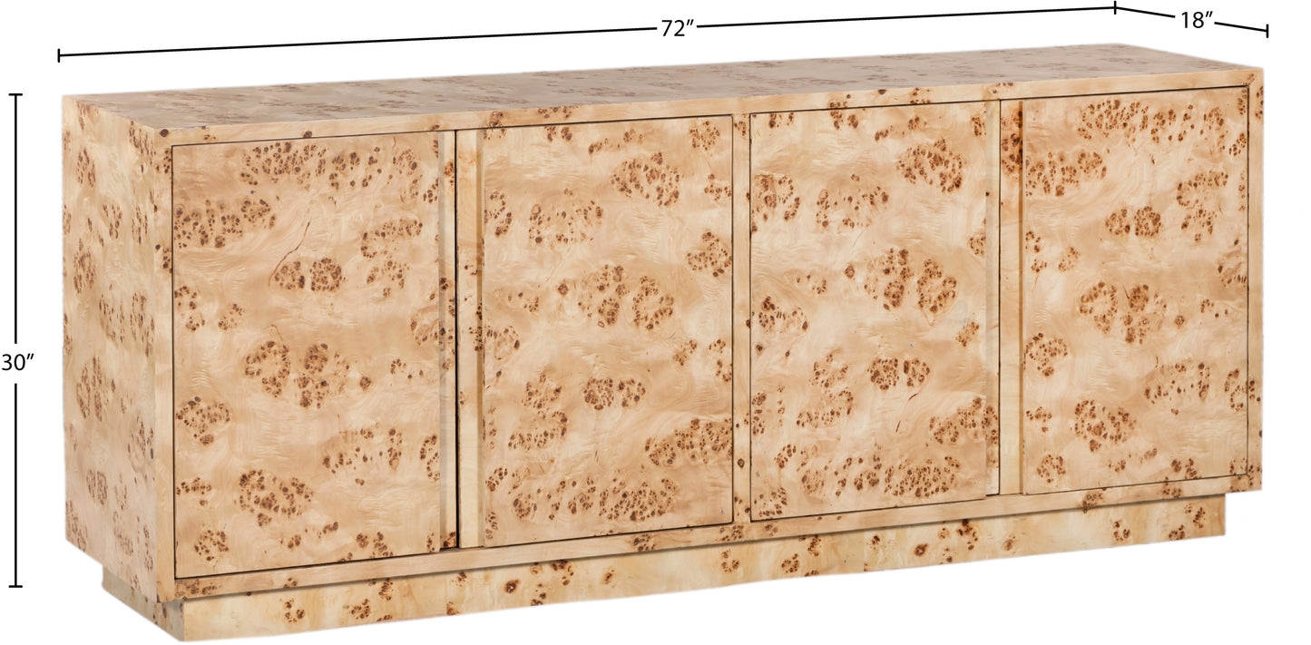 corduroy natural sideboard/buffet burl