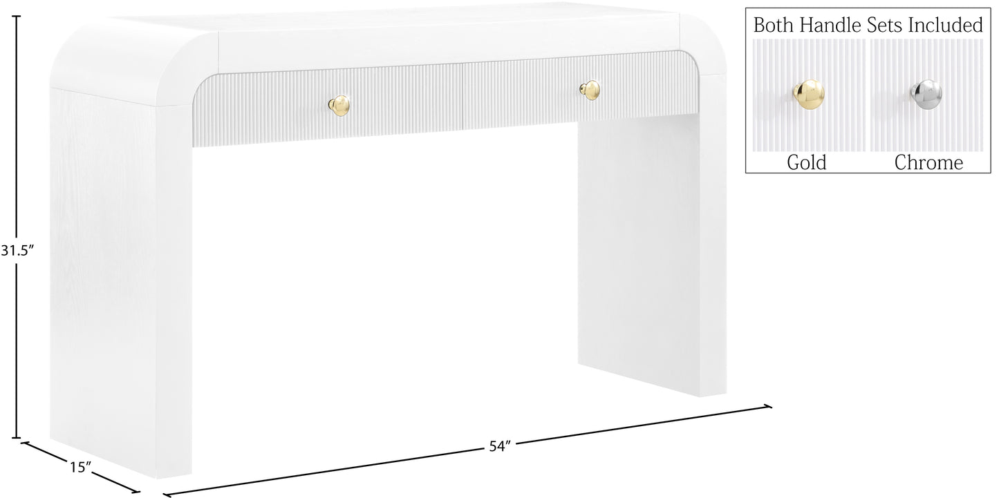 malia white console table s