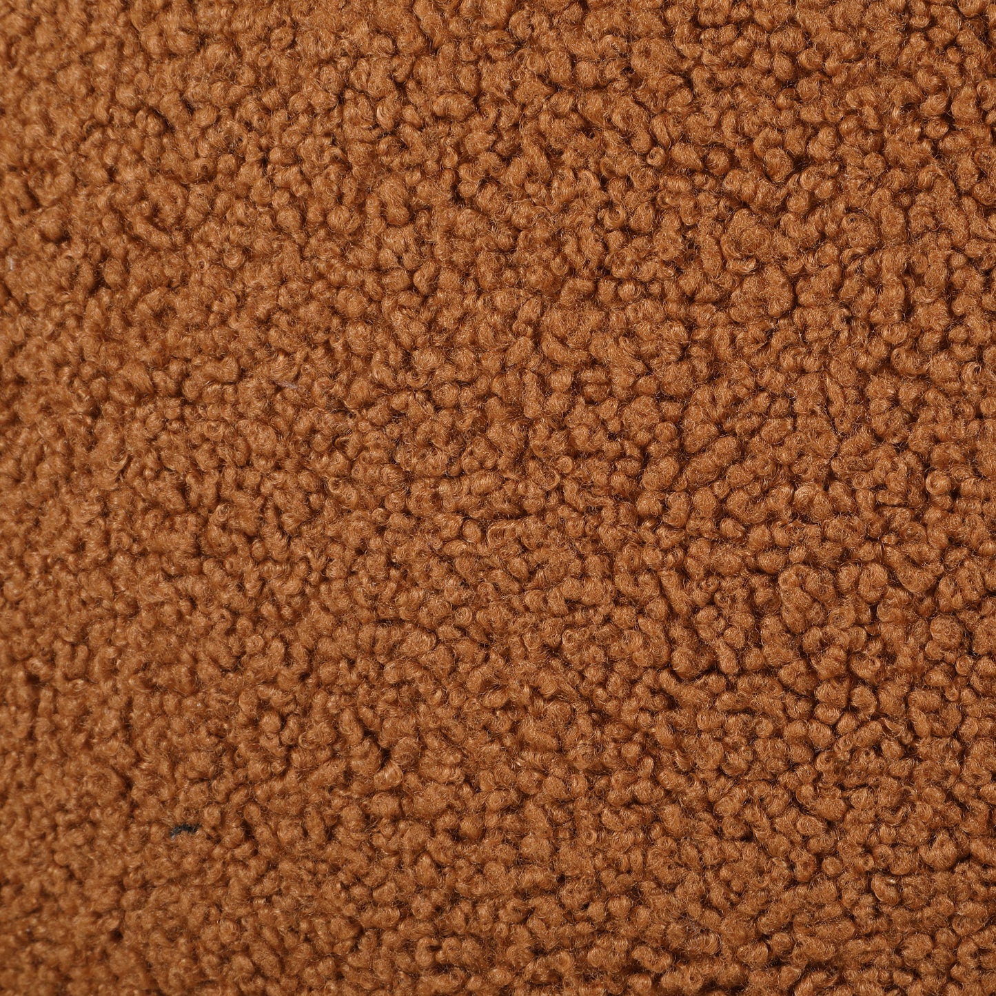 gideon boucle upholstered barrel back accent chair orangeorange