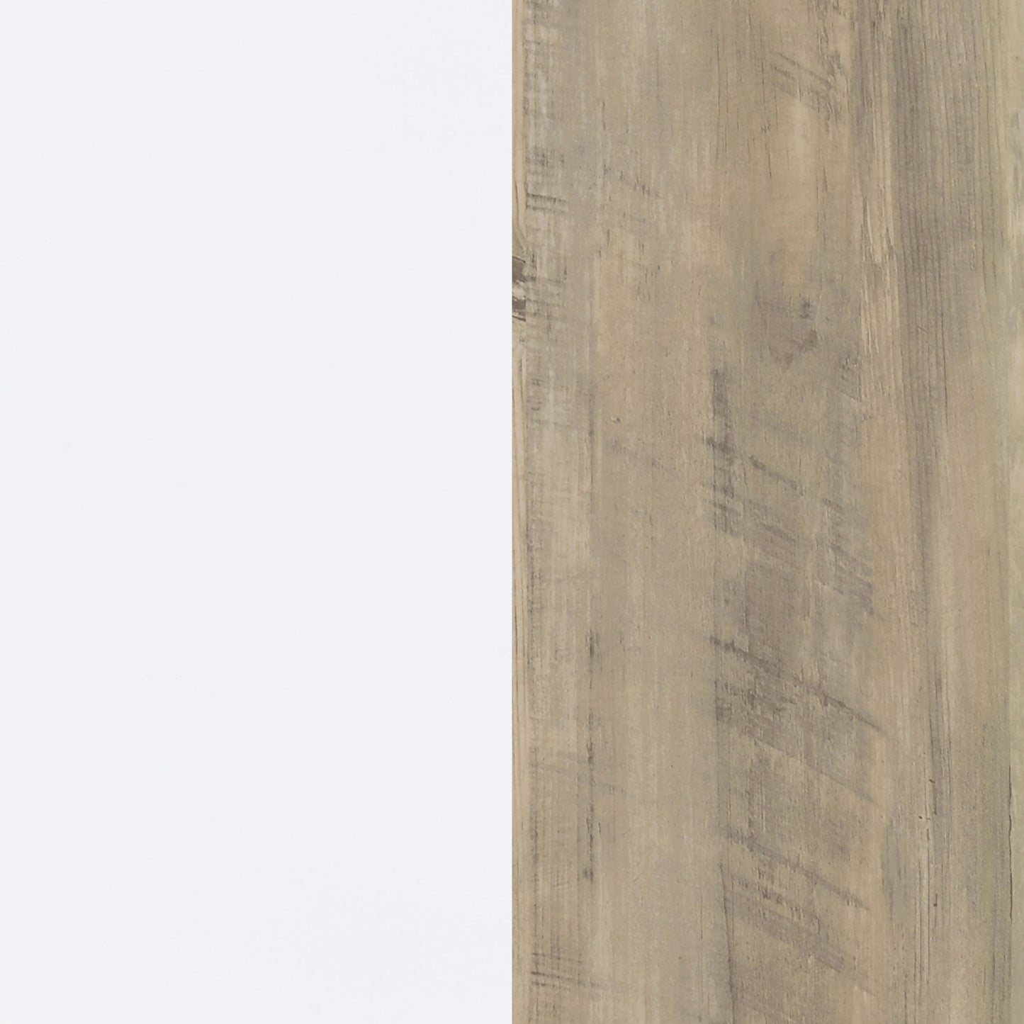 herrera 2-door storage credenza white and distressed pinewhite