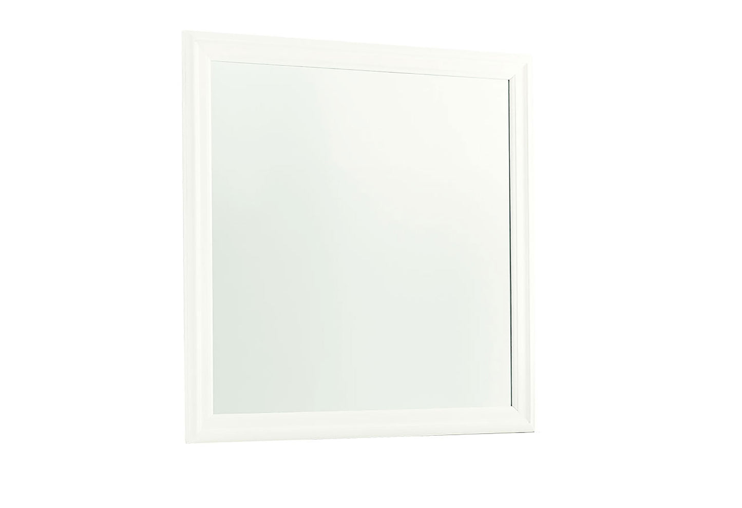 amber white mirror