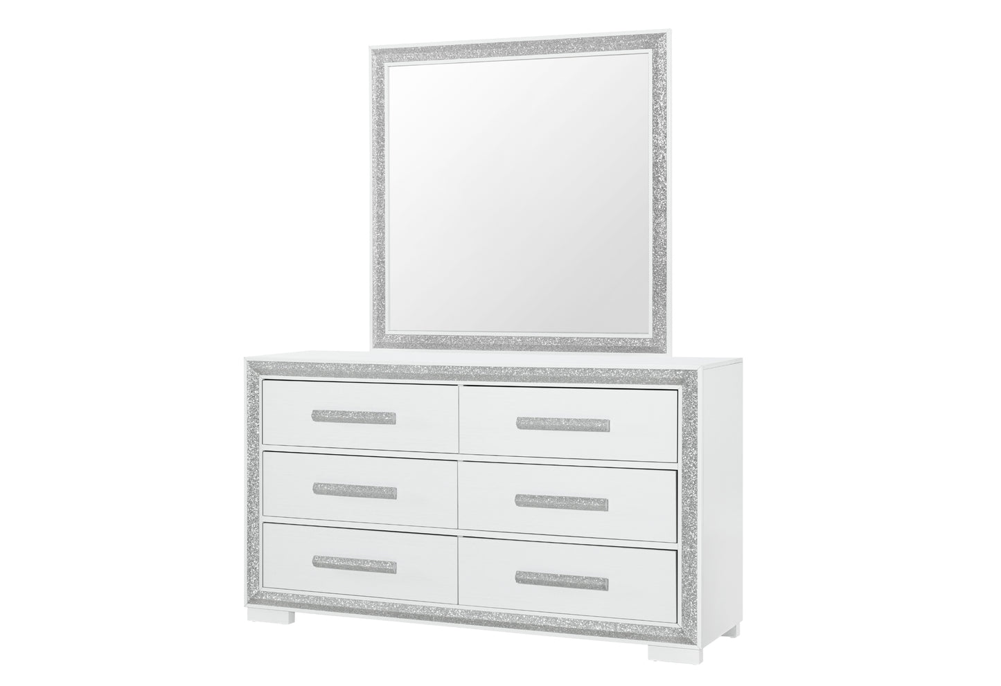 monaco silver dresser