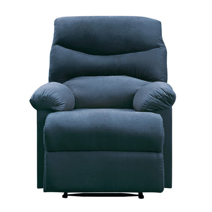 Aashi Motion Recliner, Blue Woven Fabric