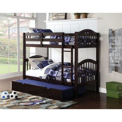 Achelle Twin/Twin Bunk Bed, Espresso Finish