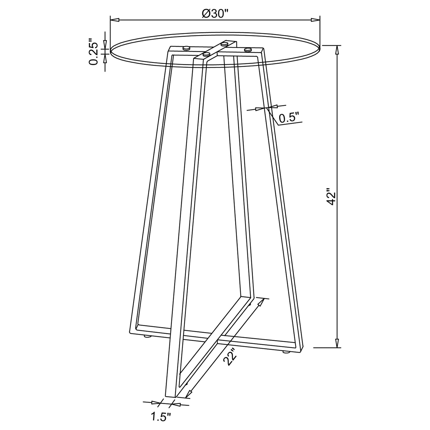 bar table