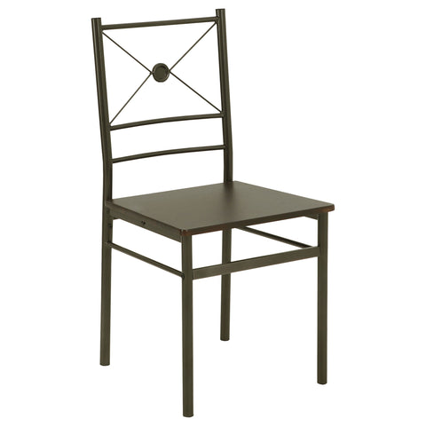 Brookside 5-piece Rectangular Dining Table Set Dark BronzeDark Bronze