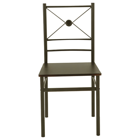 Brookside 5-piece Rectangular Dining Table Set Dark BronzeDark Bronze