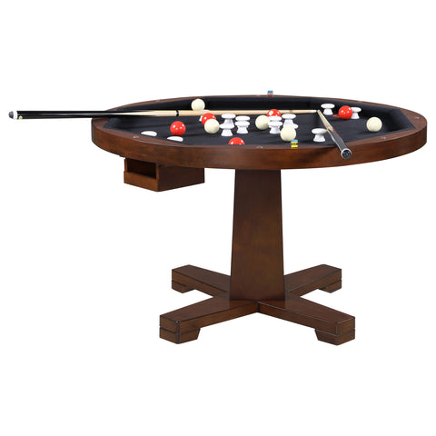 Calla Round Dining and Billiard Poker Game Table TobaccoTobacco