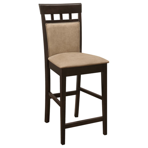 Ochanko Closed Back Counter Chair Cappuccino (Set of 2)Cappuccino
