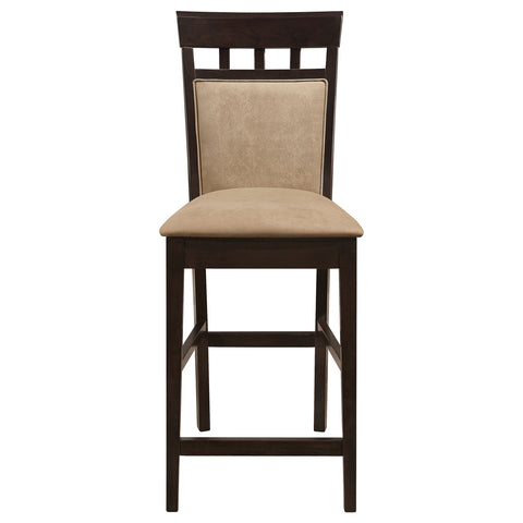 Ochanko Closed Back Counter Chair Cappuccino (Set of 2)Cappuccino