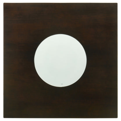 Zander 5-piece Square Counter Height Dining Set Cappuccino