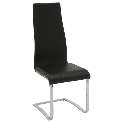 Rue Upholstered Dining Side Chair Black (Set of 4)Black
