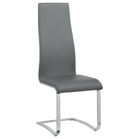 Rue Upholstered Dining Side Chair Grey (Set of 4)Grey
