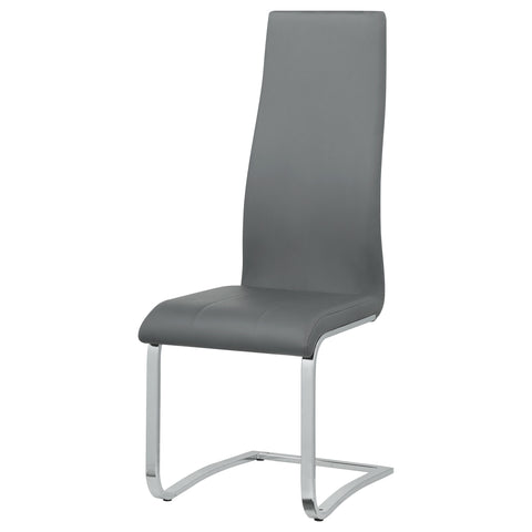 Rue Upholstered Dining Side Chair Grey (Set of 4)Grey