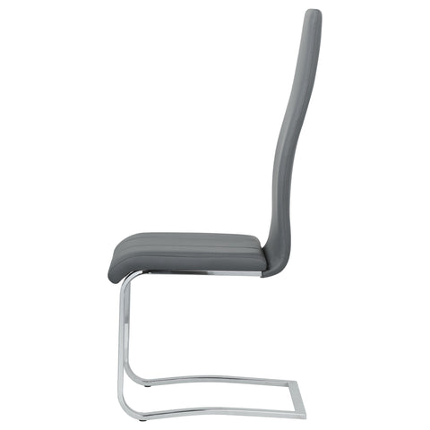 Rue Upholstered Dining Side Chair Grey (Set of 4)Grey