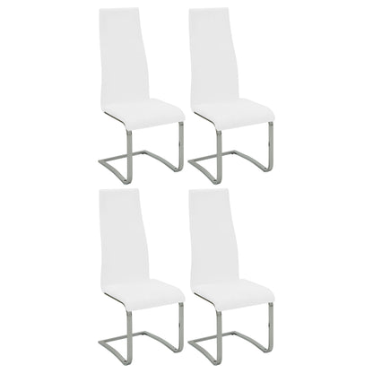 Dalton Upholstered Dining Side Chair White (Set of 4)