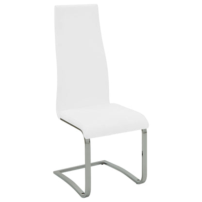 Dalton Upholstered Dining Side Chair White (Set of 4)