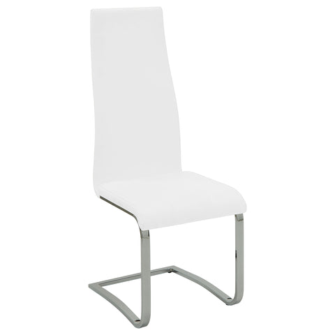 Dalton Upholstered Dining Side Chair White (Set of 4)