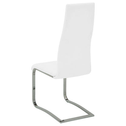 Dalton Upholstered Dining Side Chair White (Set of 4)