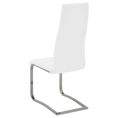 Dalton Upholstered Dining Side Chair White (Set of 4)