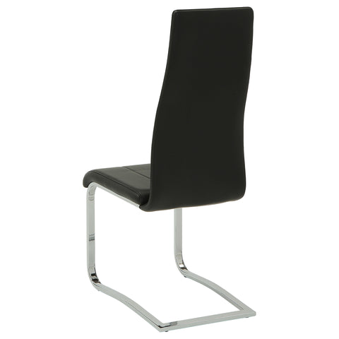 Rue Upholstered Dining Side Chair Black (Set of 4)Black