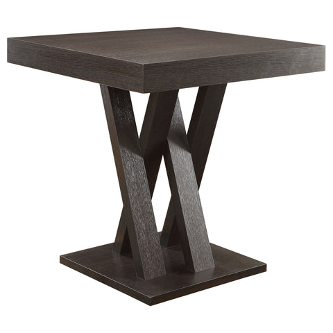 Kirk Square 36-inch Counter Height Dining Table CappuccinoCappuccino