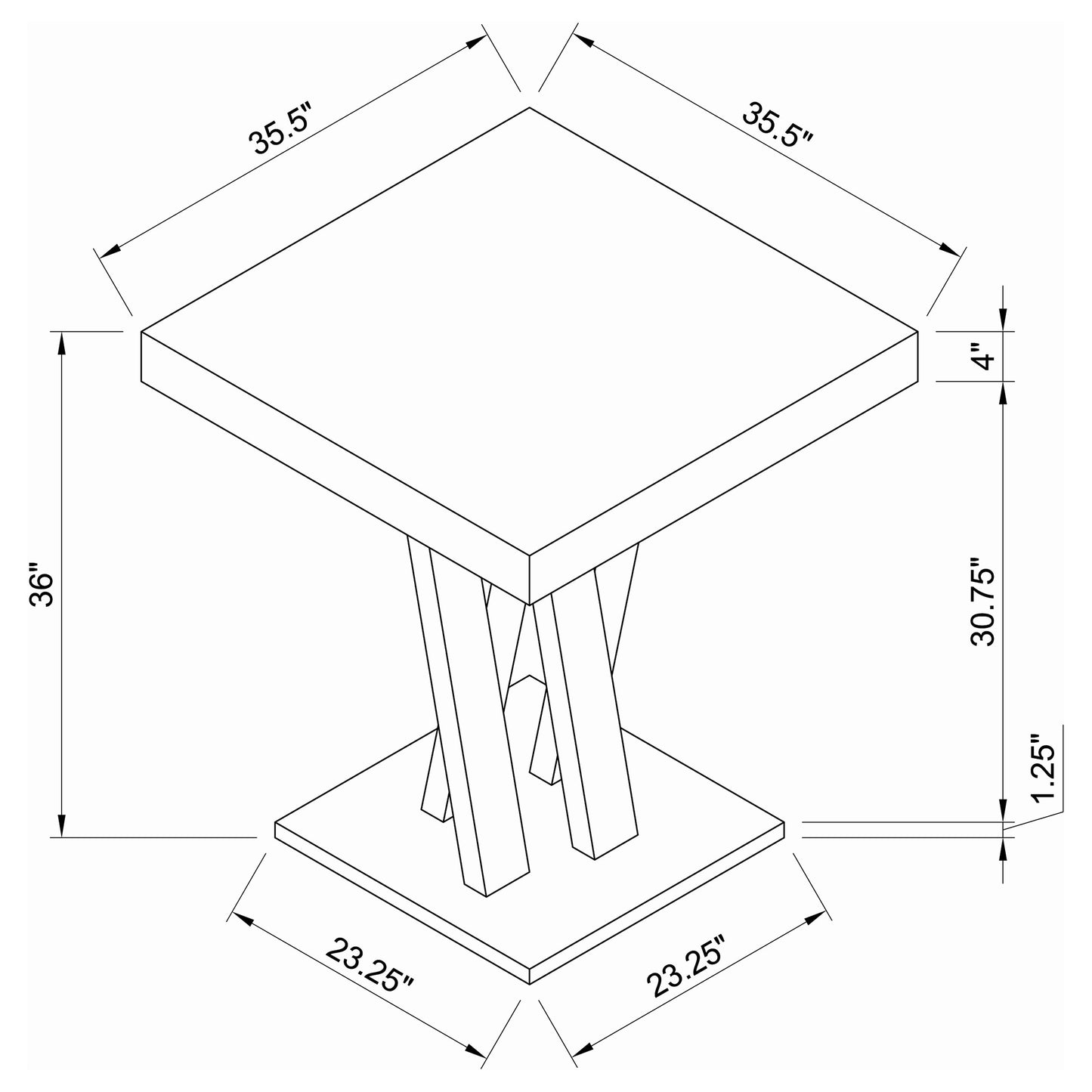 counter height dining table