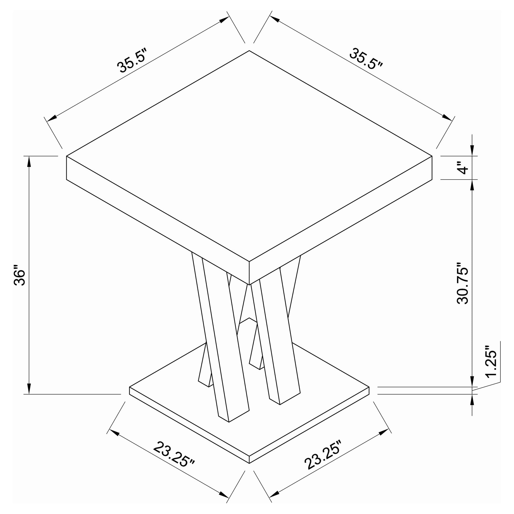 Counter Height Dining Table