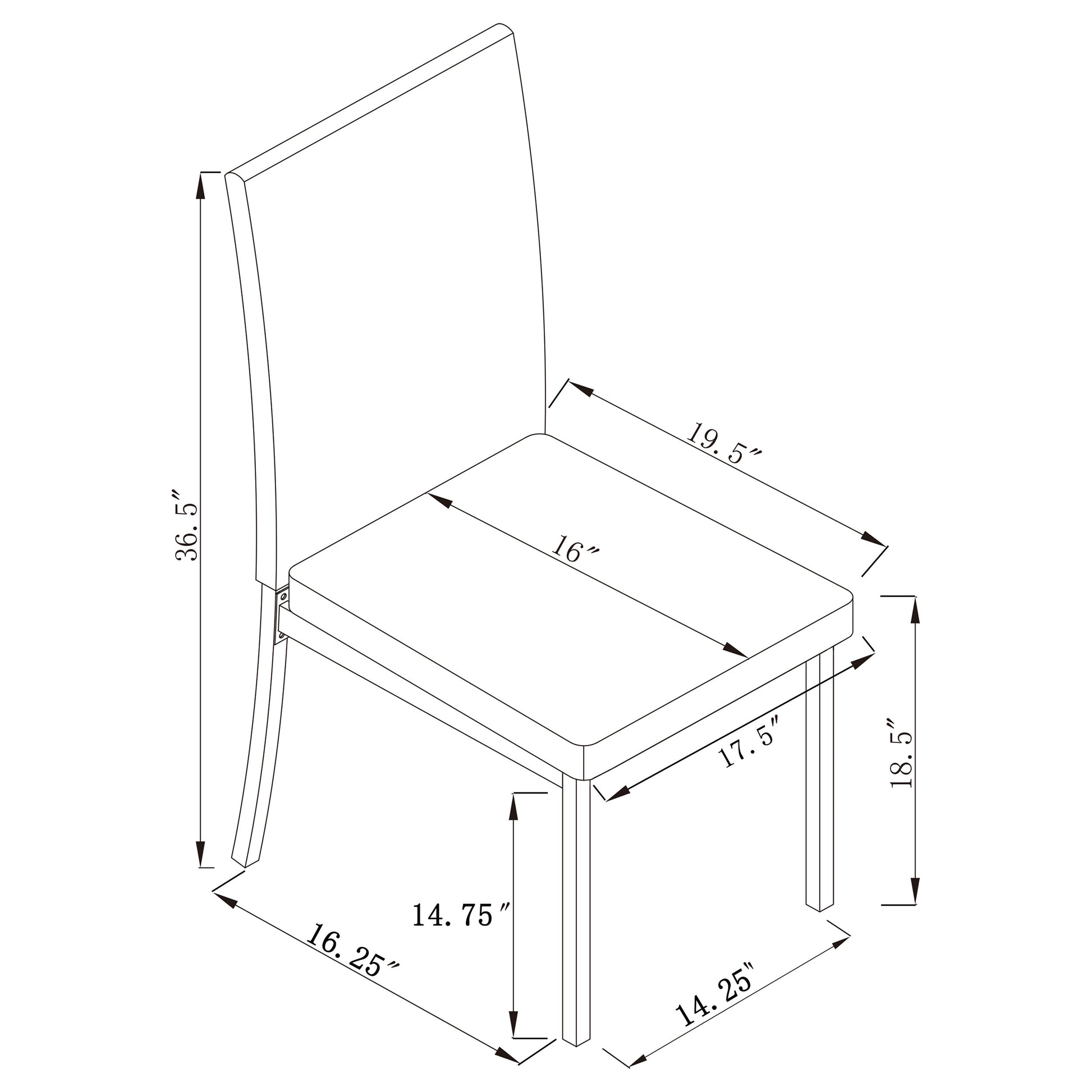 5 Pc Dining Set