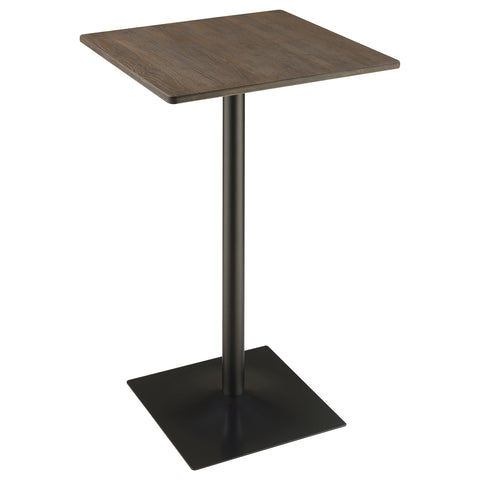Krester Square 24-inch Pub Height Bistro Bar Table Dark ElmDark Elm