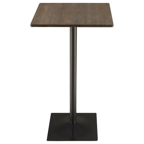 Krester Square 24-inch Pub Height Bistro Bar Table Dark ElmDark Elm