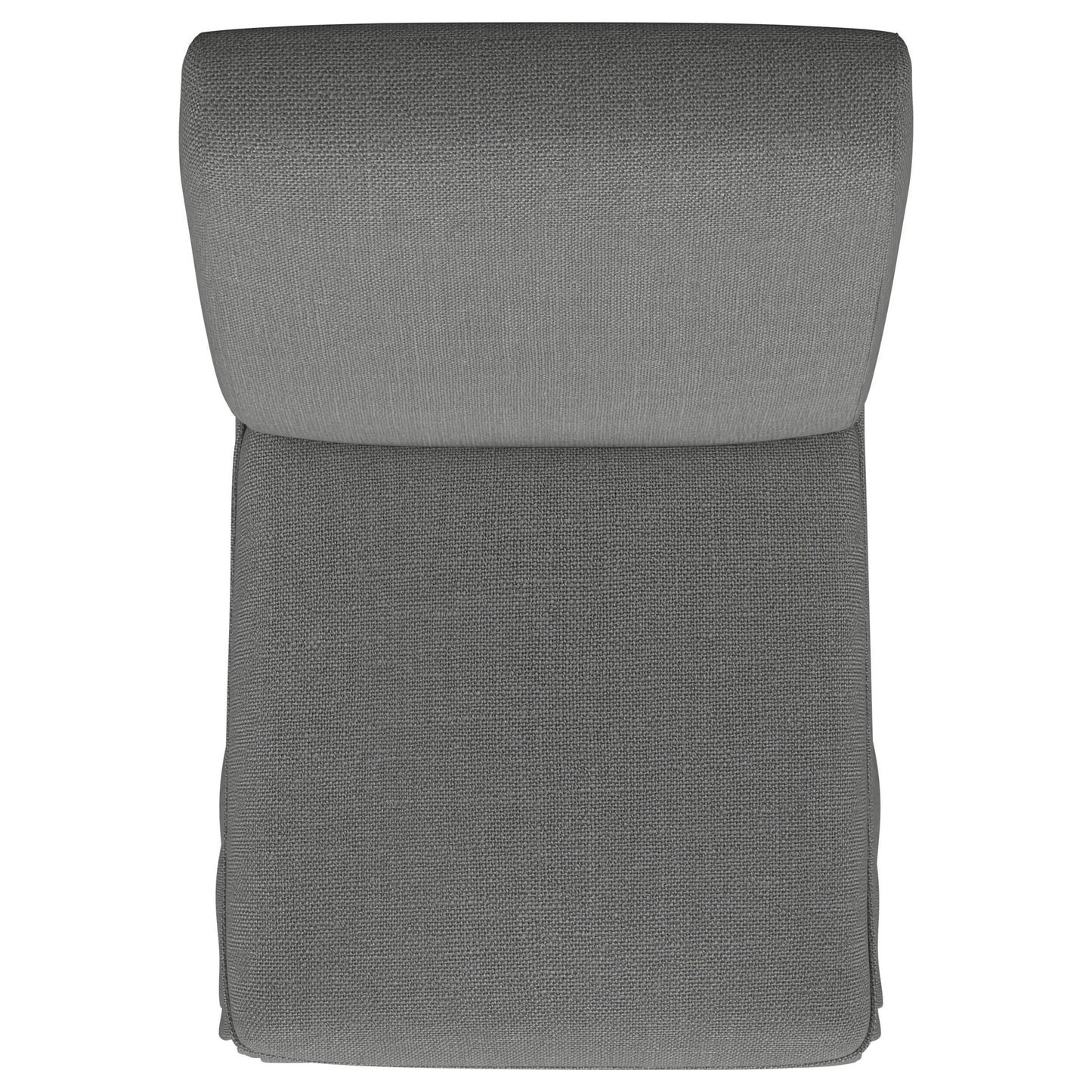 hobson upholstered skirted dining chair gray (set of 2)