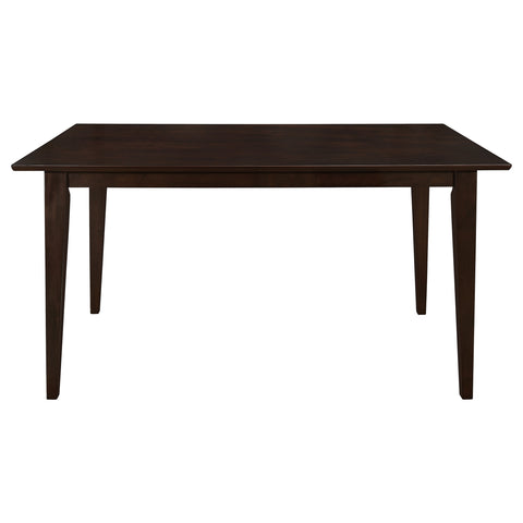 Ochanko Rectangular 59-inch Wood Dining Table CappuccinoCappuccino
