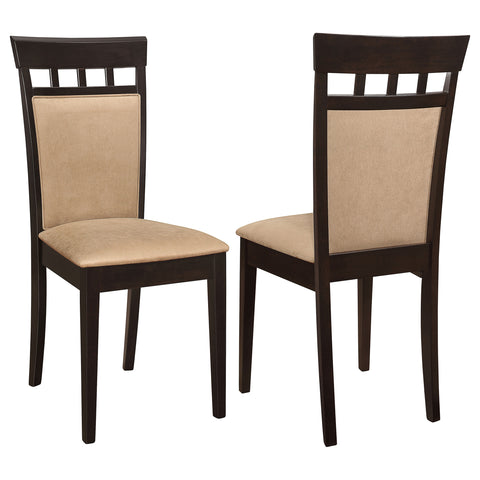 Ochanko Closed Back Dining Side Chair Cappuccino (Set of 2)Cappuccino